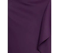 Xscape Plus Off-The-Shoulder Ruffle Sheath Gown