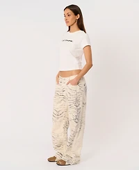 Abrand Women's 99 Valentina Baggy-Fit Wide-Leg Jeans