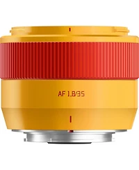 TTArtisan Af 35mm f/1.8 Lens for Fujifilm X Mount, Orange Limited Edition
