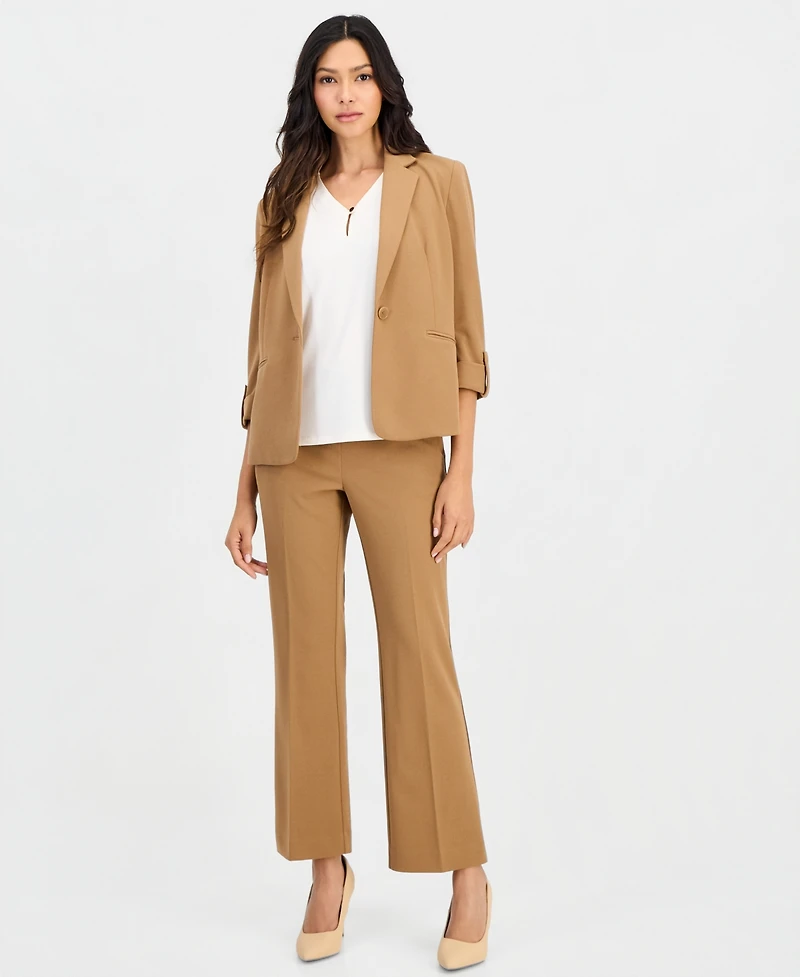 Anne Klein Essentials Petite V-Neck Keyhole Sleeveless Blouse