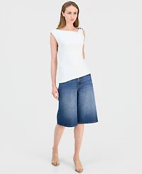 I.n.c. International Concepts Women's Hardware Detail Sleeveless Knit Top, Macy's Exclusive