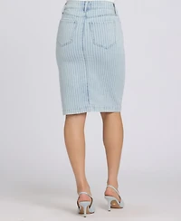 Nydj Women's High-Rise Denim Skirt