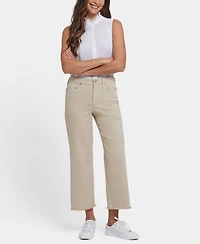 Nydj Women's High-Rise Coco Relaxed Wide-Leg Crop Jeans