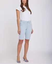 Nydj Women's Briella Jean Shorts with Side Slits