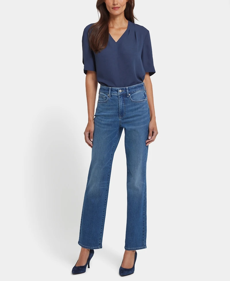 Nydj Women's High-Rise Marilyn Straight Jeans