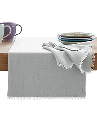 Lenox French Perle Solid Runner, 14" x 90"
