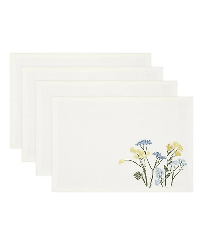Lenox Wildflowers Border Placemats, Set of 4