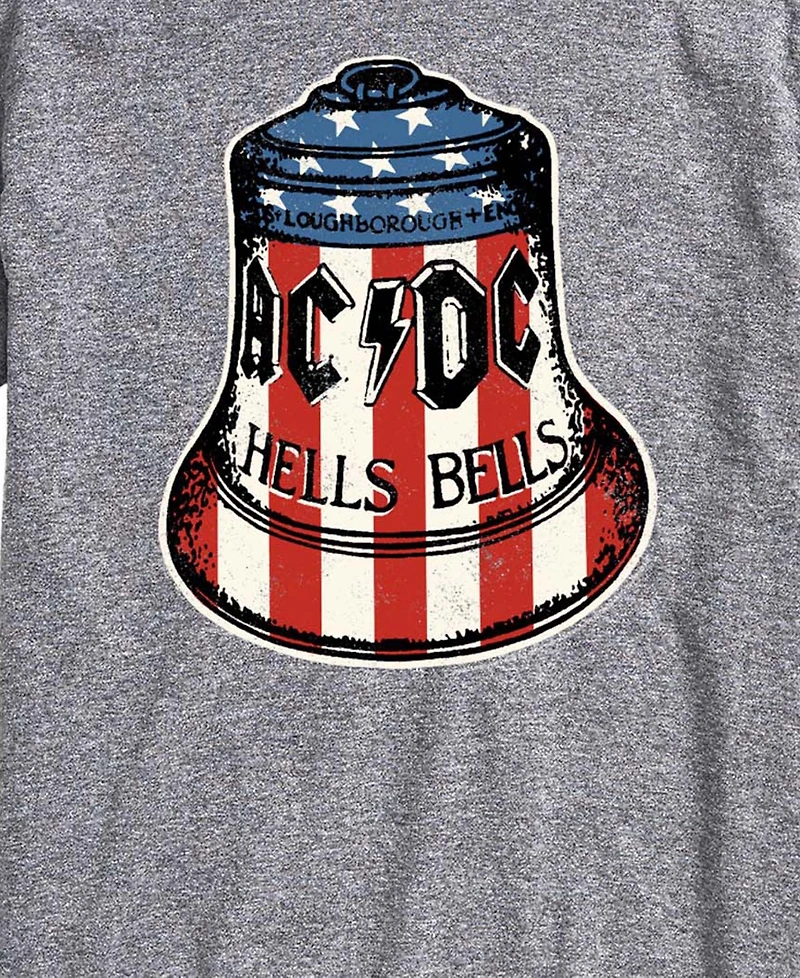 Airwaves Men's Acdc Hells Bells Americana Short-Sleeve Graphic T-Shirt
