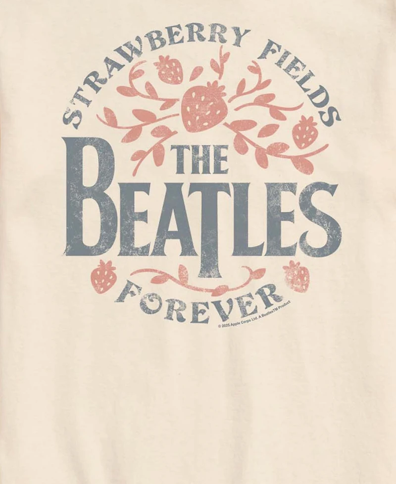 Airwaves Men's The Beatles Strawberry Fields Short-Sleeve Graphic T-Shirt