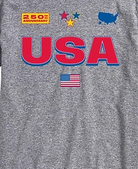 Airwaves Men's Usa 250 Jersey Short-Sleeve Graphic T-Shirts