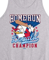Airwaves Men's Disney Home Run Donald Sleeveless Graphic Tank T-Shirts