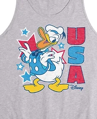 Airwaves Men's Disney Donald Usa Sleeveless Graphic Tank T-Shirts