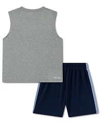 Nike Boys' 4-7 Sleeveless Top and Shorts, 2-Piece Set