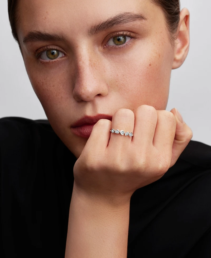 Pandora Talisman Sterling Silver Lab-Grown Diamond Symbols Ring