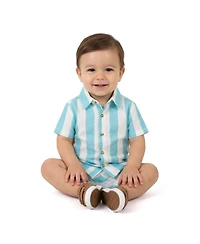 Andy & Evan Baby Boys Stripe Airy Oxford Set