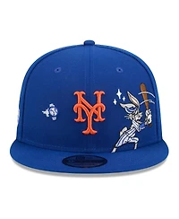 New Era Men's Royal New York Mets Looney Tunes Bugs Bunny 9FIFTY Snapback Hat