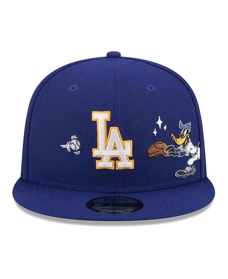 New Era Men's Royal Los Angeles Dodgers Looney Tunes Daffy Duck 9FIFTY Snapback Hat