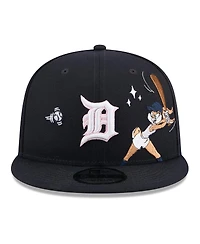 New Era Men's Navy Detroit Tigers Looney Tunes Lola Bunny 9FIFTY Snapback Hat