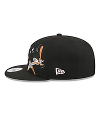 New Era Men's Black Chicago White Sox Looney Tunes Lola Bunny 9FIFTY Snapback Hat