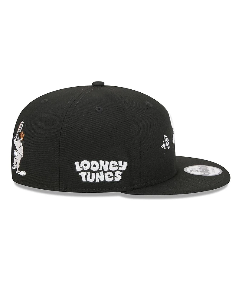 New Era Men's Black Chicago White Sox Looney Tunes Bugs Bunny 9FIFTY Snapback Hat