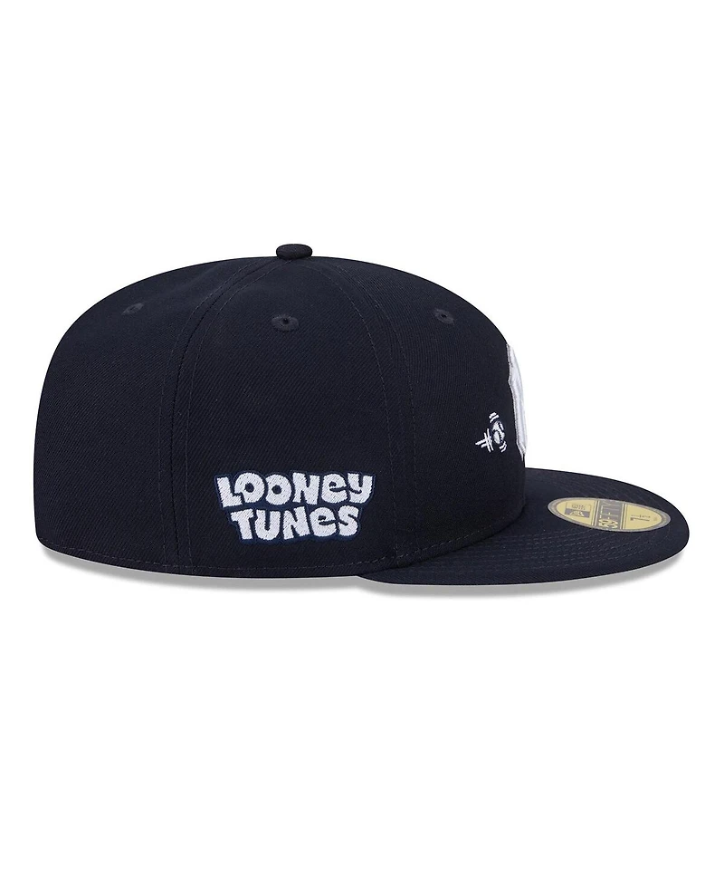 New Era Men's Navy New York Yankees Looney Tunes Bugs Bunny 59FIFTY Fitted Hat