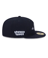 New Era Men's Navy New York Yankees Looney Tunes Bugs Bunny 59FIFTY Fitted Hat