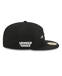 New Era Men's Black Chicago White Sox Looney Tunes Bugs Bunny 59FIFTY Fitted Hat