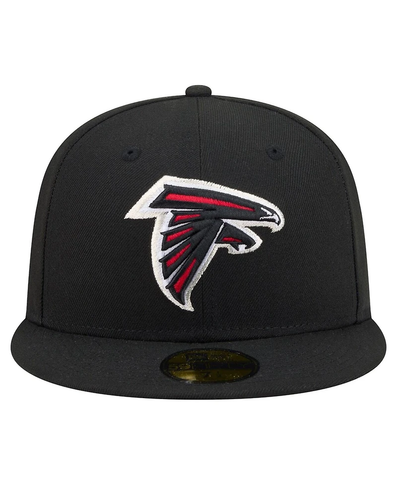 New Era Men's Black Atlanta Falcons 59FIFTY Fitted Hat