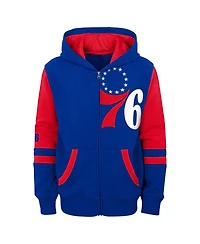 Outerstuff Preschool Royal Philadelphia 76ers Straight To The League Full-Zip Hoodie