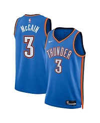 Nike Men's and Women's Jared McCain Blue Oklahoma City Thunder Icon Edition Swingman Jersey