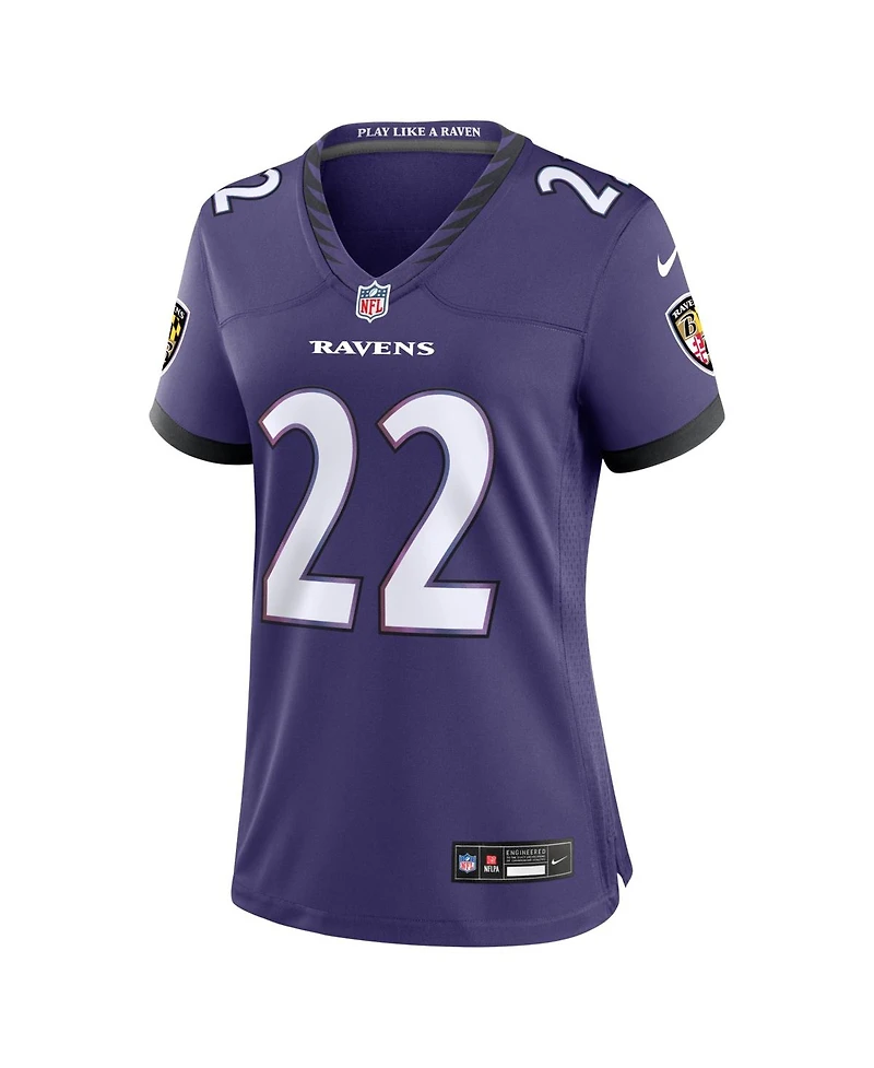 Nike Women's Derrick Henry Purple Baltimore Ravens Team Game Jersey