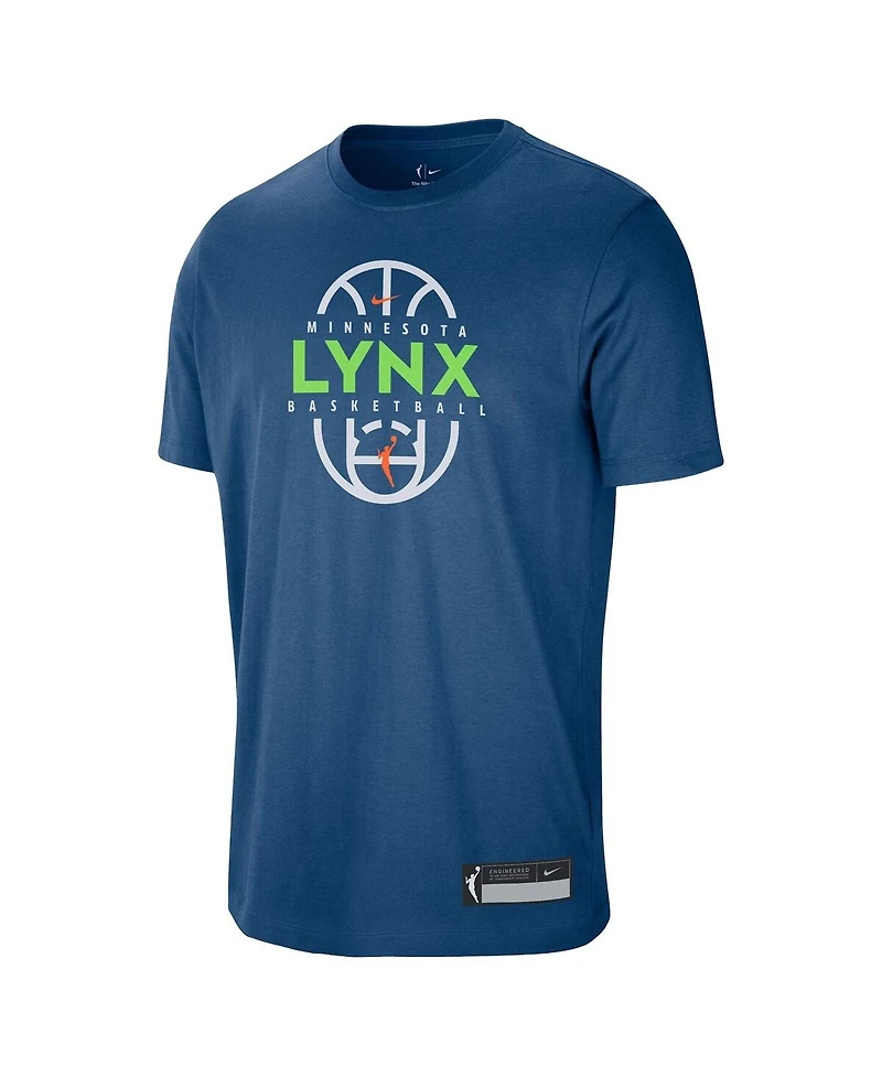 Nike Men's and Women's Blue Minnesota Lynx 2026 On-Court Authentic Practice Premium T-Shirt