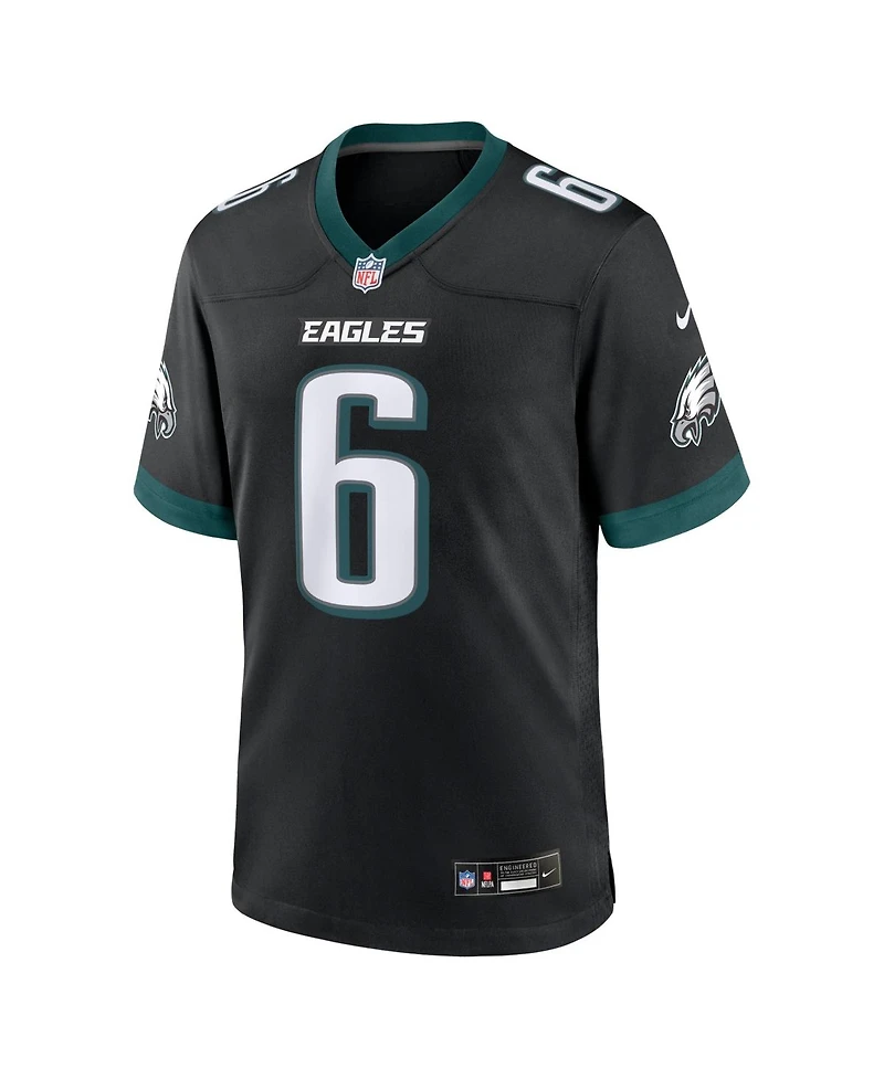 Nike Men's Devonta Smith Black Philadelphia Eagles Alternate Game Jersey