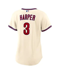 Nike Women's Bryce Harper Cream Philadelphia Phillies Alternate Replica Jersey
