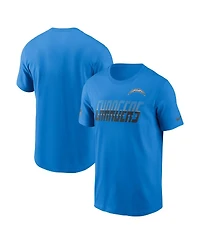 Nike Men's Powder Blue Los Angeles Chargers Sideline Dri-fit T-Shirt