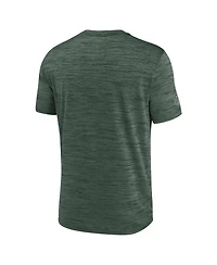 Nike Men's Green Bay Packers Sideline Double Covered Dri-fit Velocity T-Shirt