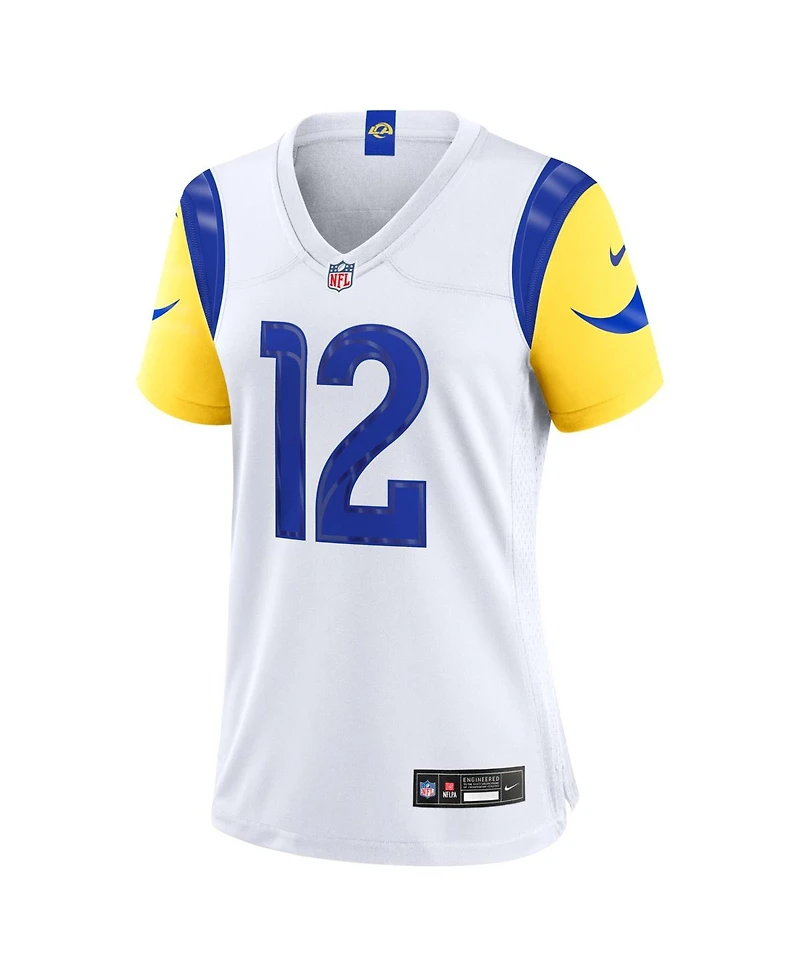 Nike Women's Puka Nacua White Los Angeles Rams Game Jersey