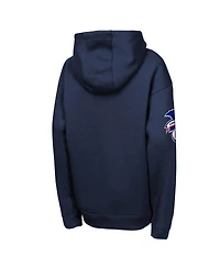 Outerstuff Big Boys and Girls Navy Boston Red Sox Premium Sweep Fleece Hoodie