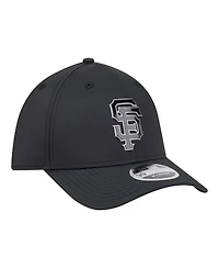 New Era Men's Black San Francisco Giants Metallic 39THIRTY M-Crown Flex Hat