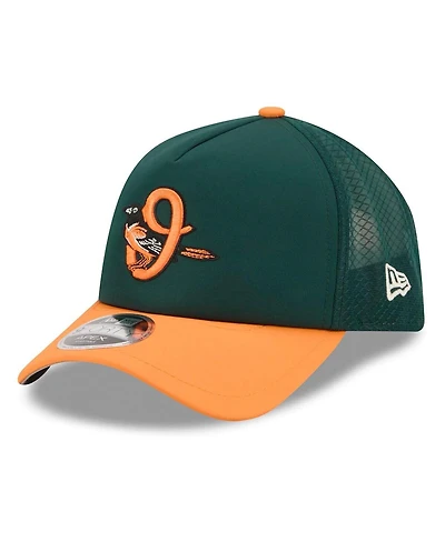 New Era Men's Orange/Dark Green Baltimore Orioles 2026 City Connect Apex 9FORTY Adjustable Hat