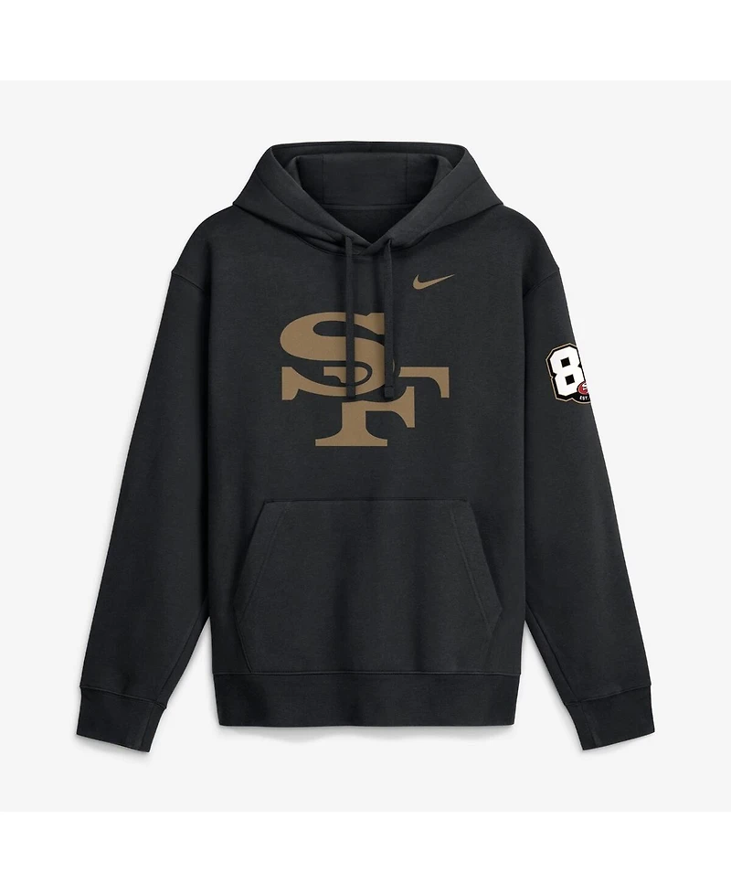 Nike Men's Black San Francisco 49ers 80th Anniversary Third Down Stop Club Fleece Hoodie