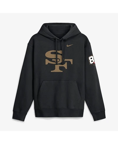 Nike Men's Black San Francisco 49ers 80th Anniversary Third Down Stop Club Fleece Hoodie