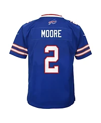 Nike Big Boys and Girls D.j. Moore Blue Buffalo Bills Game Jersey
