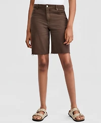 And Now This Women's Raw-Hem Denim Shorts, Macy's Exclusive