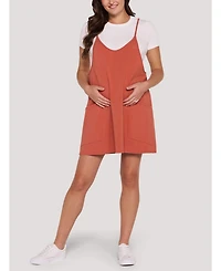 Motherhood Maternity Sleeveless Relaxed Fit Dress Romper