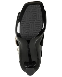 Karl Lagerfeld Paris Women's Dimitra Peep Toe Booties