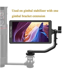 AndyCine Tilt Arm Shoe Mount L Bracket for 4.5-5.7" Monitor