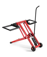 Costway Lawn Mower Lift Jack for Tractors and Zero Turn Riding Lawn Mowers 500lb Capacity
