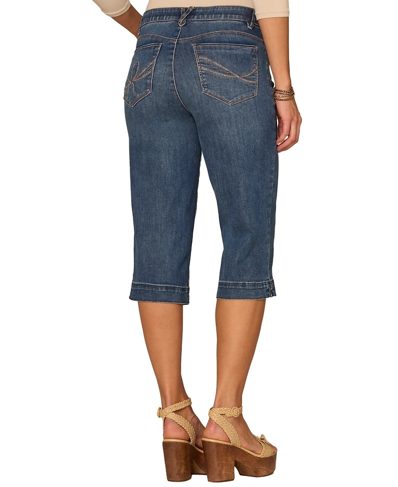 Democracy Women's Mid-Rise Capri Jeans