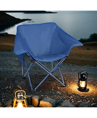 ECHTPeak 4 Pack Portable Camping Chair, Compact Collapsible, Outdoor Folding Sports Chairs, for Camp Sporting Events